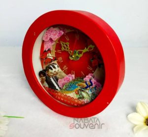 Souvenir Jam Meja Lingkaran Custom