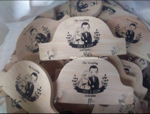 Souvenir Tempat Gantung Kunci Sablon