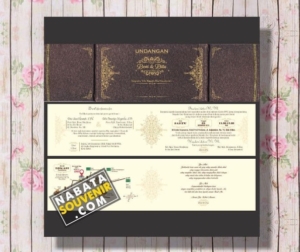 Undangan Pernikahan Hard Cover Sablon