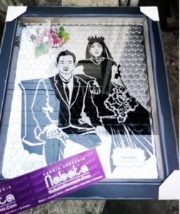 Mahar Siluet Pengantin 16 R