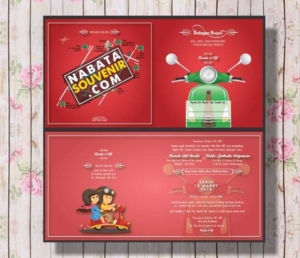 Undangan Pernikahan Vespa Mania