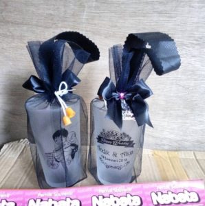 Souvenir Gelas 212 Doff Sablon kemas Tas Tile Custom Semuanya