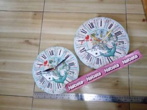 Home Decor Souvenir Jam Dinding Bundar Custom
