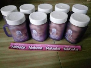 Souvenir Kue Kering Kemas Gelas Jar Doff Warna Sablon Custom