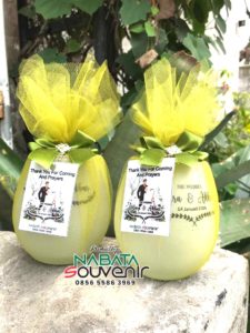 souvenir gelas wine tanpa kaki, doff sablon, kemas tile & hiasan