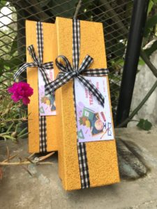 souvenir sendok garpu stainless, kemas hard box & hiasan