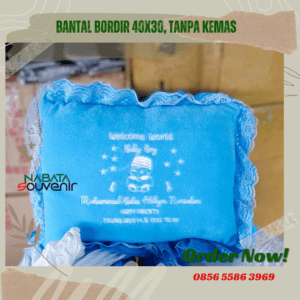 bantal bordir 40x30, tanpa kemas