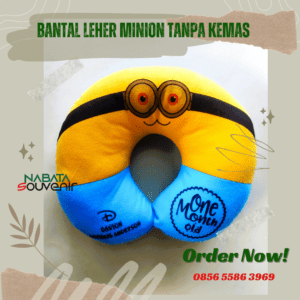 souvenir bantal minion tanpa kemas