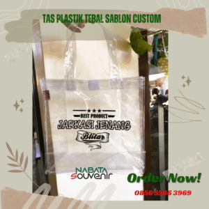 tas plastik tebal sablon custom