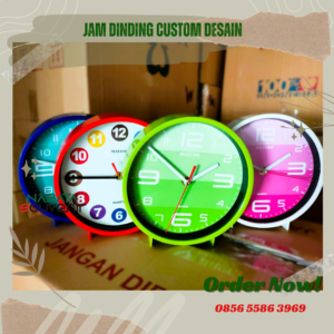 jam dinding custom desain