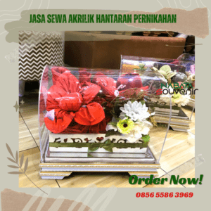 JASA SEWA AKRILIK HANTARAN PERNIKAHAN